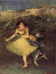 Edgar Degas Harlequin and Colombine Spain oil painting art